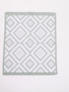 Lot de 3 serviettes invités ipekce vert losange 