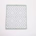 Lot de 3 serviettes invités ipekce vert losange 