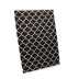 Tapis 80X150cm Rixos lavable antidérapant  noir X-0047