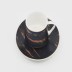 Tasse à café 6 Pièces Zellerfeld bleu marine/bronze 