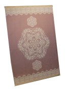 Tapis 160x230cm Rixos lavable antidérapant rose X-0076