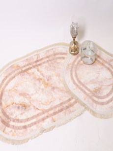 Tapis de bain Ipekce harmony 2 pièces - rose gold