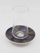 Verres à Thé 6 Pièces Zellerfeld bleu/or