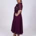 Robe longue à fleur See'line - violet