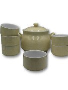 Tajine Almina 6 pièces porcelaine Al-8098 - crème