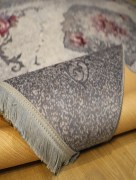 Tapis 160x230cm Rixos lavable antidérapant gris  X-0071