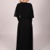 Robe longue à strass Garize - noir