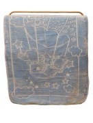 İpekçe Home Couverture pour bébé Embos - bleu foncé