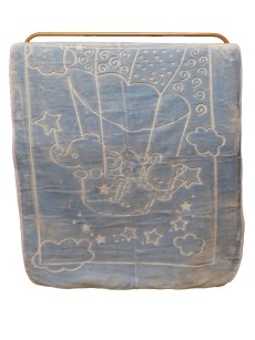 İpekçe Home Couverture pour bébé Embos - bleu foncé
