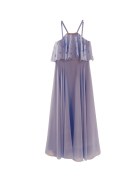 Robe longue simple Monita - bleu ciel 