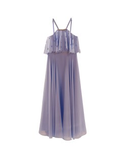 Robe longue simple Monita - bleu ciel 