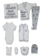 Miniworld coffret bébé cadeau 10 pièces fille - gris     