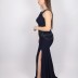 Robe à strass Il'mio - bleu marine
