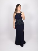 Robe à strass Il'mio - bleu marine