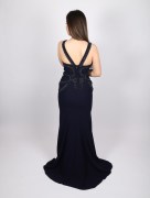Robe à strass Il'mio - bleu marine