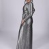 Robe longue - argenté 