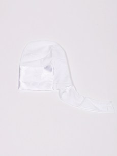 Bonnet satin - blanc
