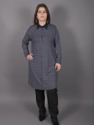 Tunique à motif Beymar - bleu marine