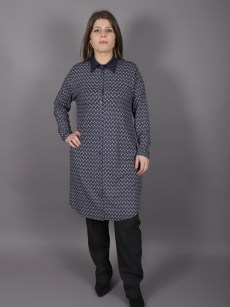 Tunique à motif Beymar - bleu marine