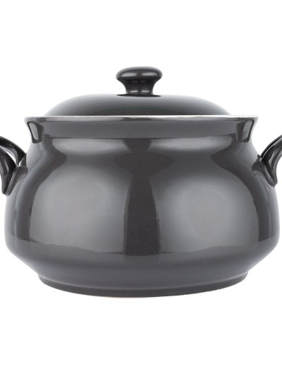 Tajine Almina 6 pièces porcelaine Al-8074 - noir