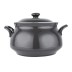 Tajine Almina 6 pièces porcelaine Al-8074 - noir