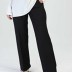 Pantalon poche simple -Noir