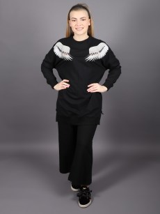 Pull aile d'ange Soul - noir