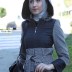 Manteau à carreaux Kemal aydin - noir