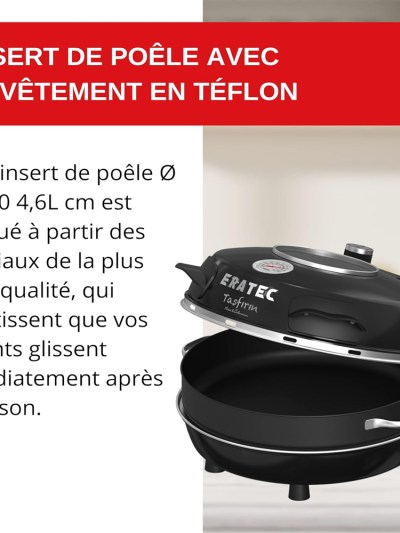 ERATEC - Four en pierre SET PM-27 Noir