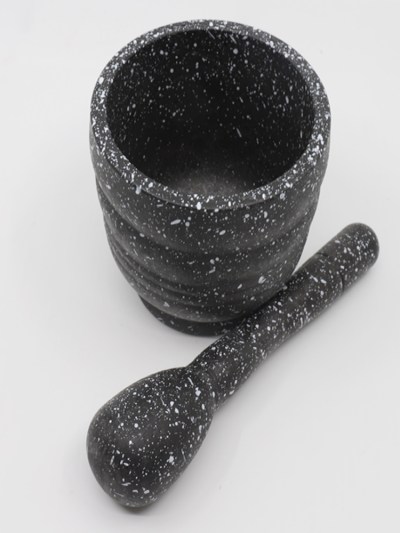 Ensemble de bol de broyage manuel - noir