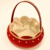 Panier à fleur Henné - rouge