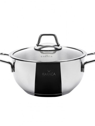 Batterie de cuisine en acier de 8 pièces Karaca Magellan