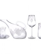 Karaca Ensemble de verres 49 pièces à perles fines Helen