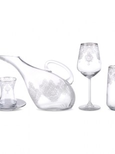 Karaca Ensemble de verres 49 pièces à perles fines Helen