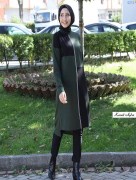 Tunique avec détail strass Vert