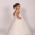 Robe de soirée à perle Helin'a - blanc 