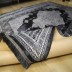 Tapis 180x280cm Rixos lavable antidérapant noir X-0038