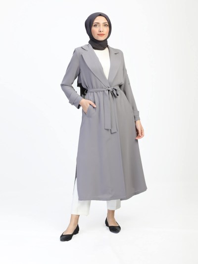 Veste simple 8389 - gris