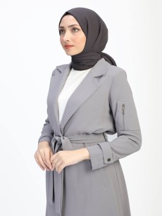 Veste simple 8389 - gris