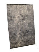 Tapis 80X300cm Rixos lavable antidérapant gris X-0068