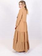 Robe longue simple Loreen - camelle