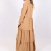 Robe longue simple Loreen - camelle