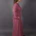 Robes longue classique Uzunlar - rose
