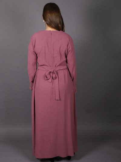 Robes longue classique Uzunlar - rose
