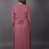 Robes longue classique Uzunlar - rose