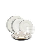 Service à table Kutahya Porcelaine 24 pièces 2200 - gris