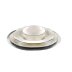 Service à table Kutahya Porcelaine 24 pièces 2200 - gris