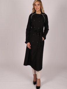 Manteau simple Puane - noir
