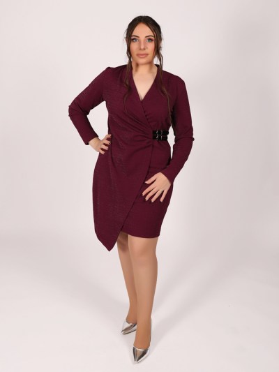 Robe courte blazer à paillette Actuel - violet