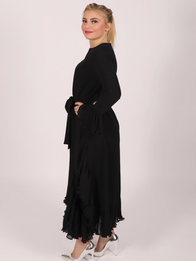 Robe longue de flamenco Famelin - noir